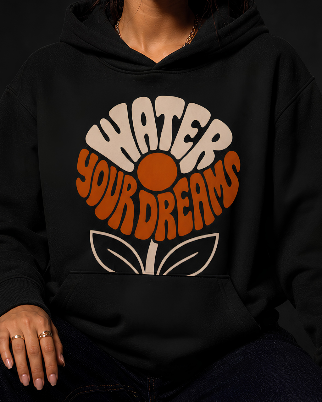 Water Your Dreams Oversized Tee | Retro Flower Graphic Streetwear T-Shirt